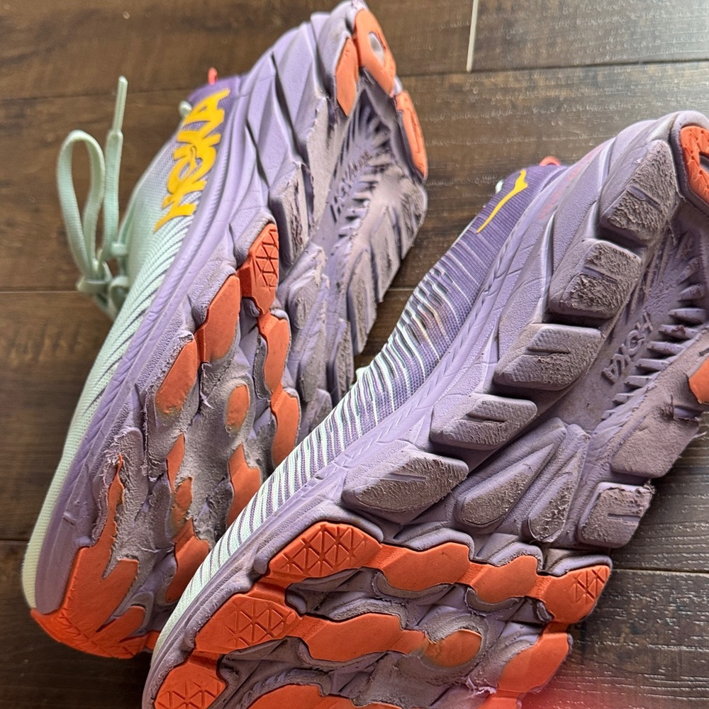 Hoka women’s Sneakers - Light teal and Purple - Picture 2 of 4